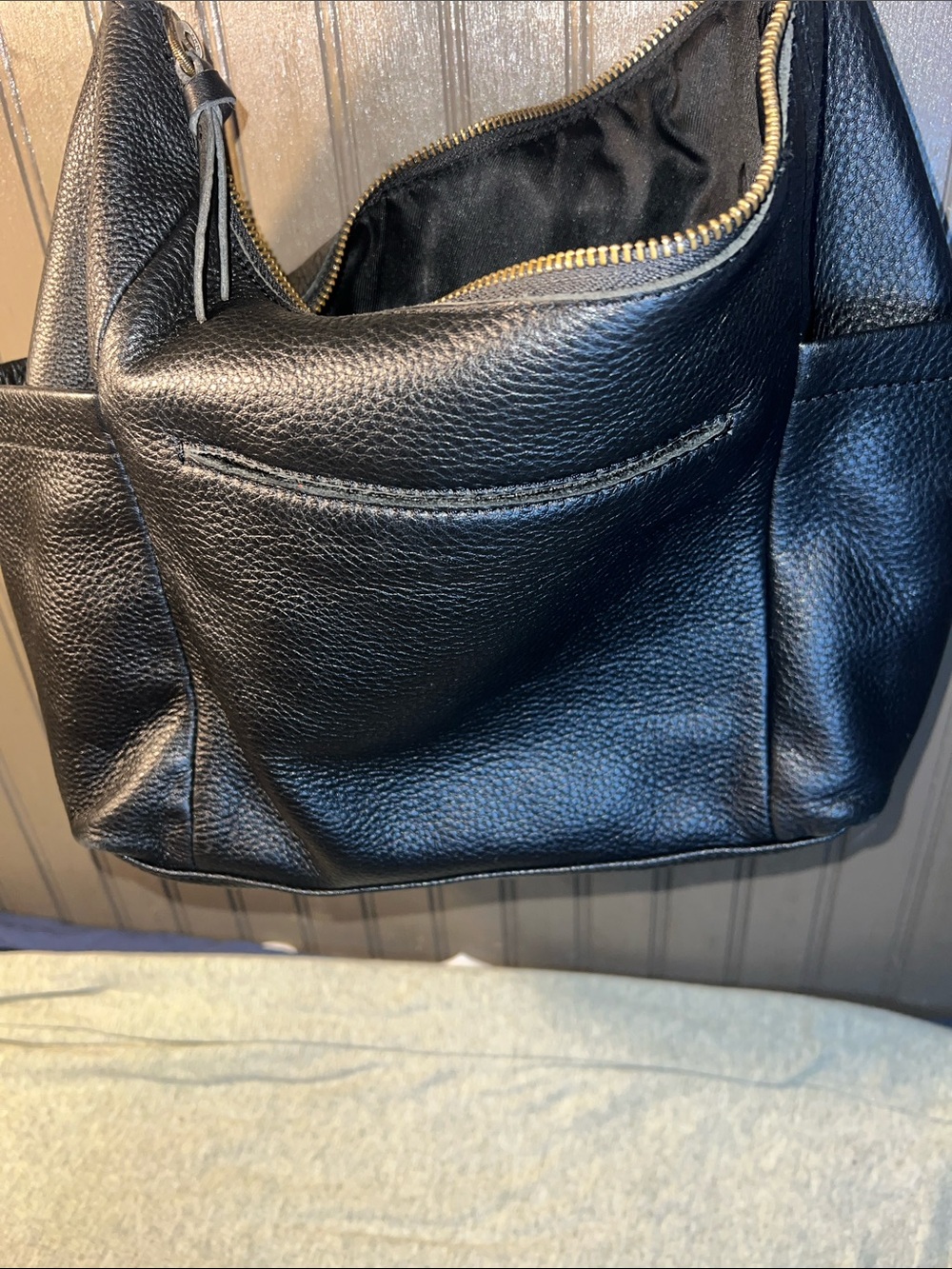 The Sak black leather hobo studded bag - Picture 5 of 9
